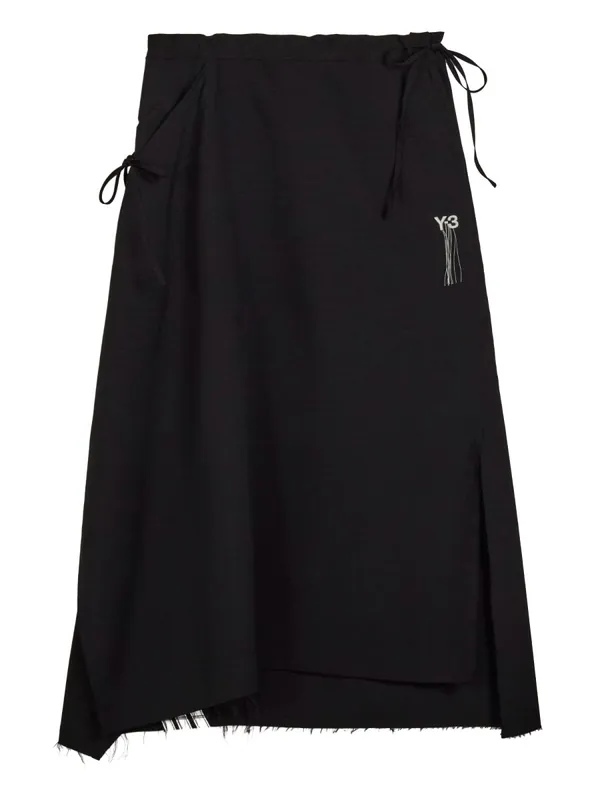 "Uniform Raw" Midi Skirt - Y-3