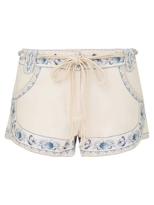 Mini Shorts "Wanderlust" - Zimmermann