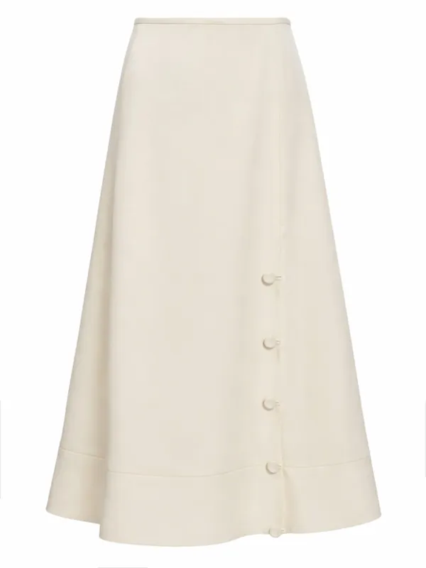 Satin Skirt. - Jil Sander