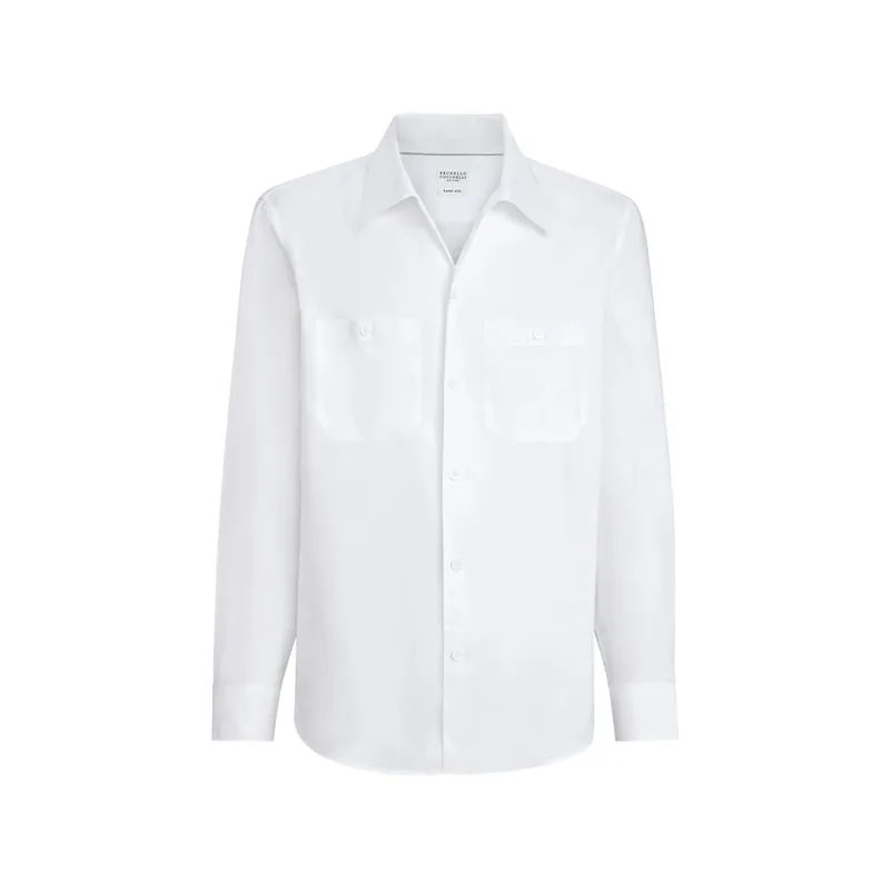 Shirts White - Brunello Cucinelli