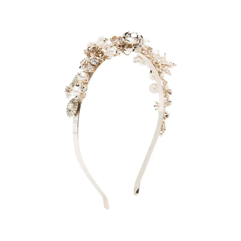 Hair Accessories Gold, White - Rosantica