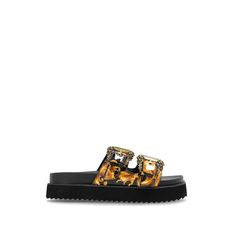 Shoes Black, Yellow - Versace