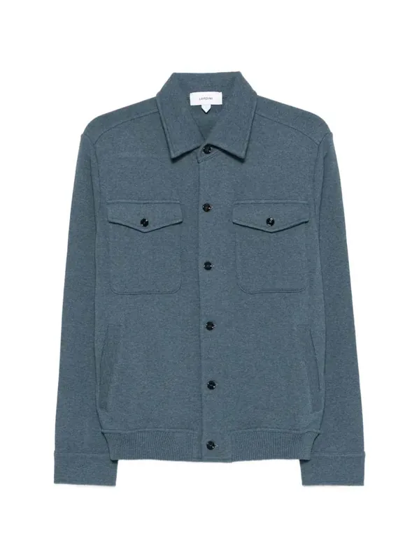 Cotton Jacket With Buttoned Pockets - Lardini