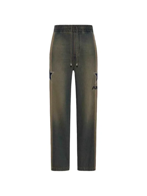 Jeans With Applique - Amiri