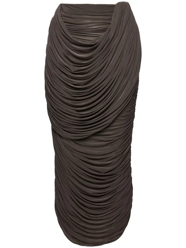 Cupro Midi Skirt - Magda Butrym