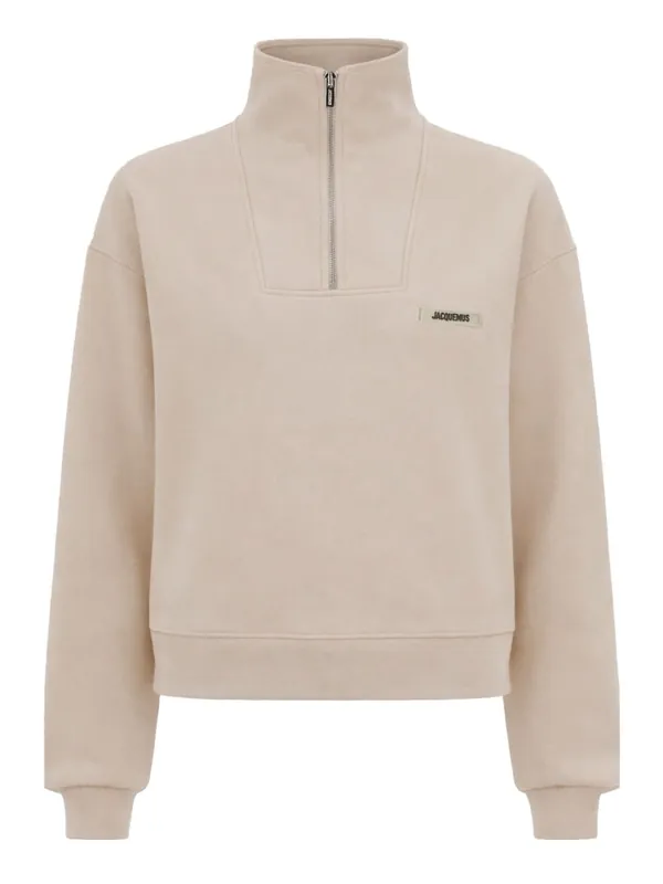 Grosgrain Sweatshirt With Turtleneck - Jacquemus