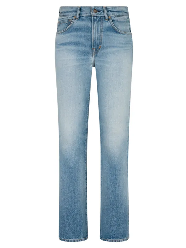 "Stone" Washed Denim Jeans - Tom Ford