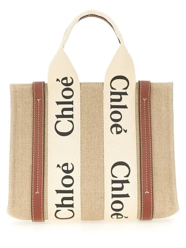 Small "Woody" Tote Bag - Chloé