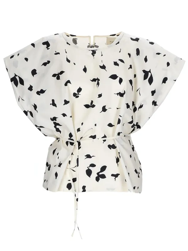 Sleeveless Top With Ribbon - Alysi