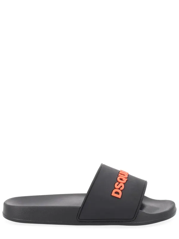 Sandal With Logo - Dsquared2