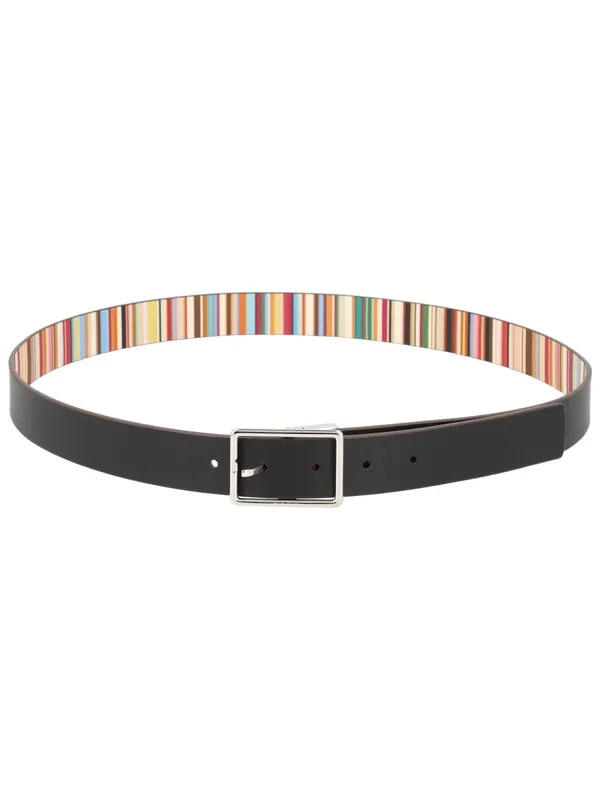 "Signature Stripe" Belt - Paul Smith