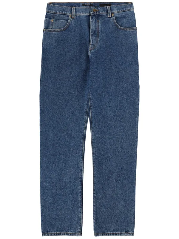 Straight Denim Jeans - Balmain
