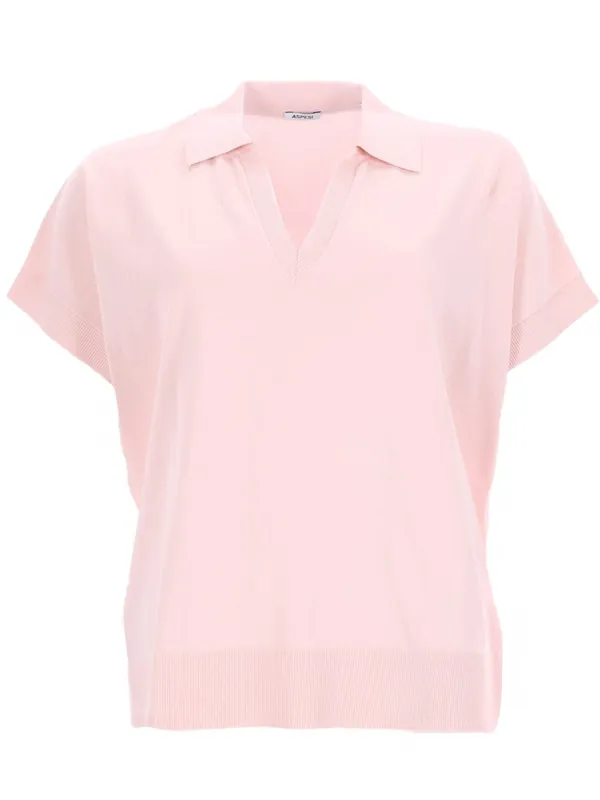 Shirt With Polo Collar - Aspesi