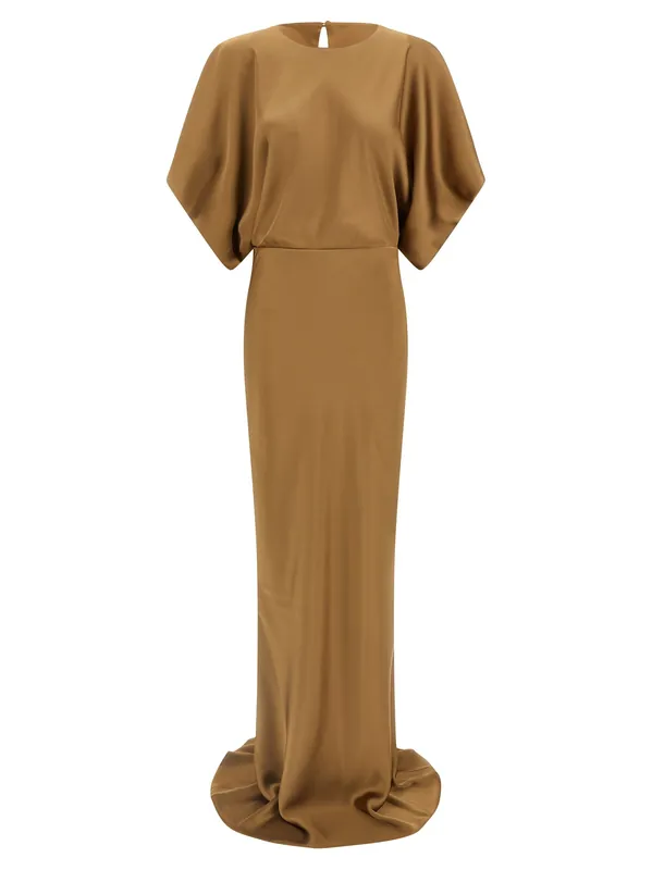 Reverse Obie Dresses Beige - Norma Kamali