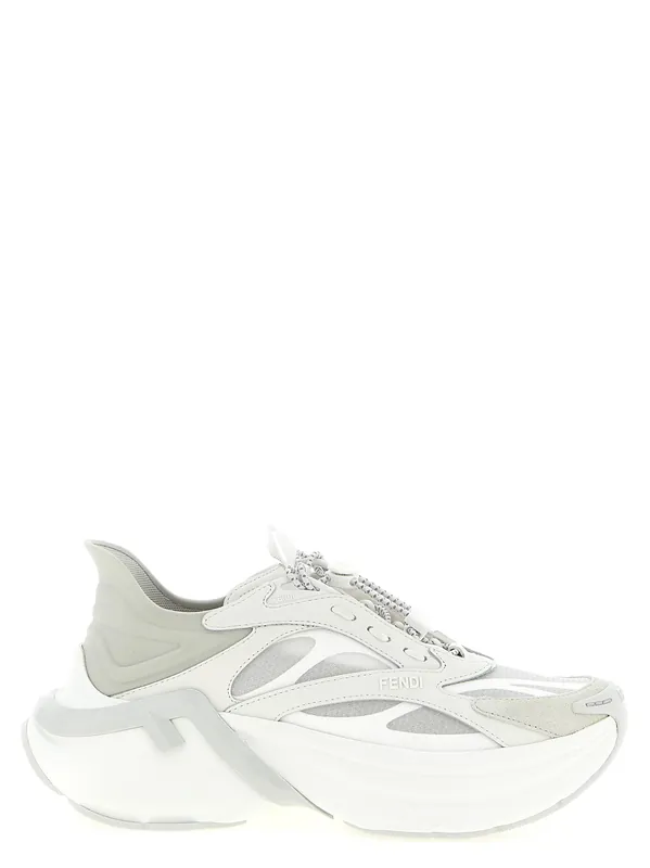 Fendi F-Light Sneakers Gray