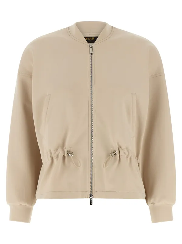Tija Sweatshirt Beige - Moorer