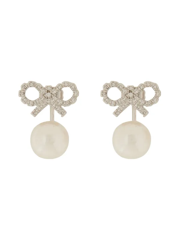 Earrings With Bow - Self-Portrait