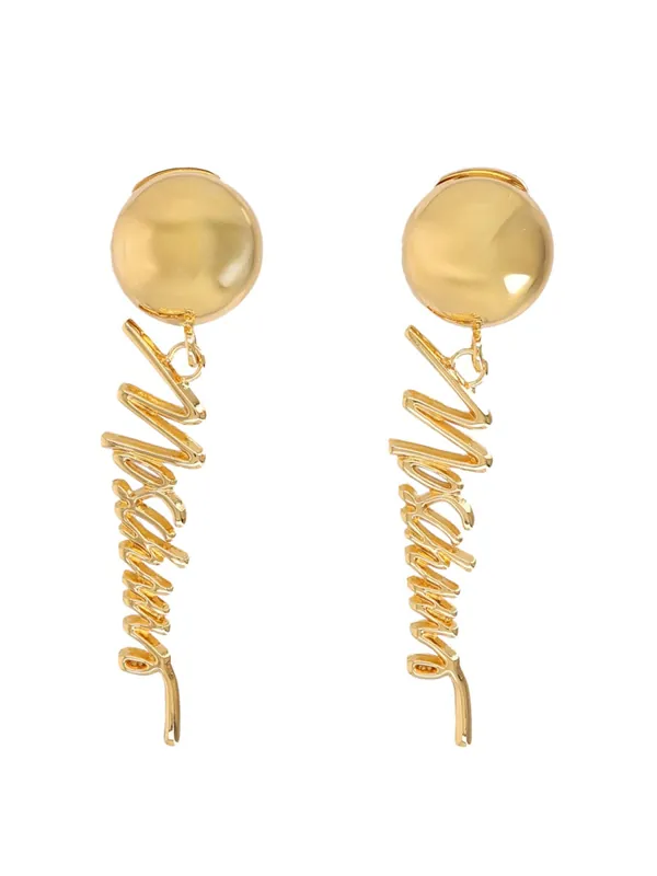 Logo Earrings - Moschino