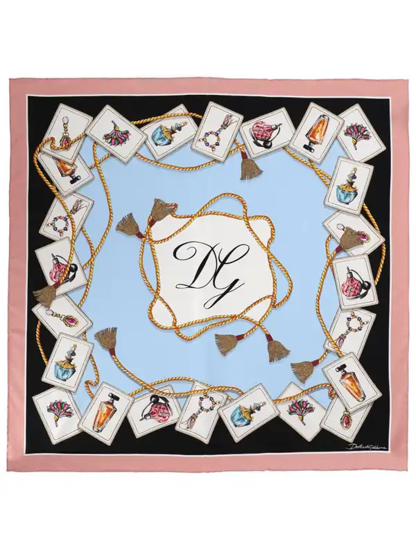 Printed Silk Scarf - Dolce & Gabbana