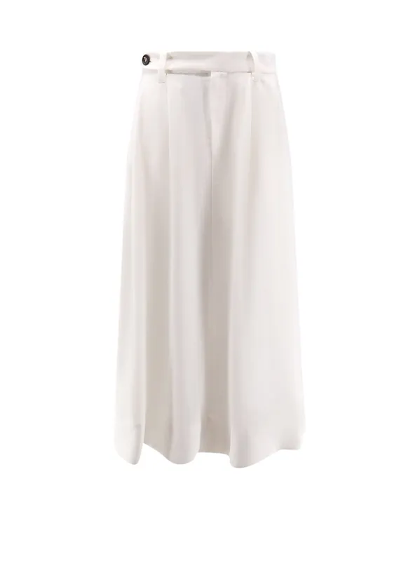 Viscose And Linen Skirt - Brunello Cucinelli