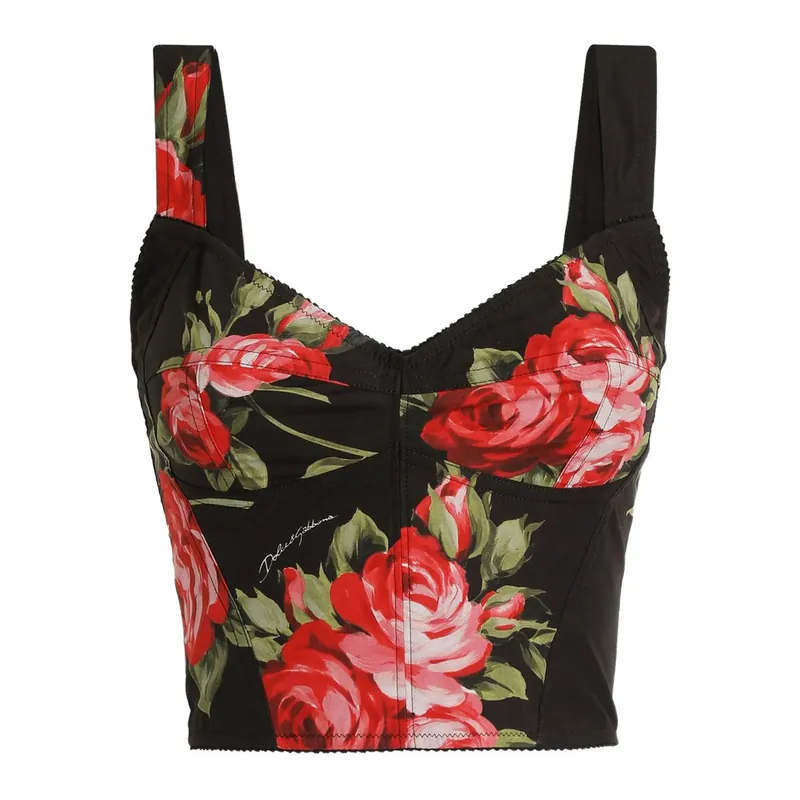Tops Black, Red - Dolce & Gabbana