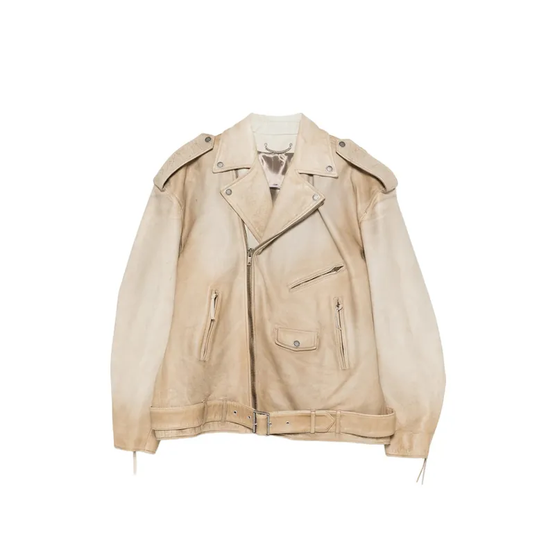 Leather Outerwears Neutral - Golden Goose