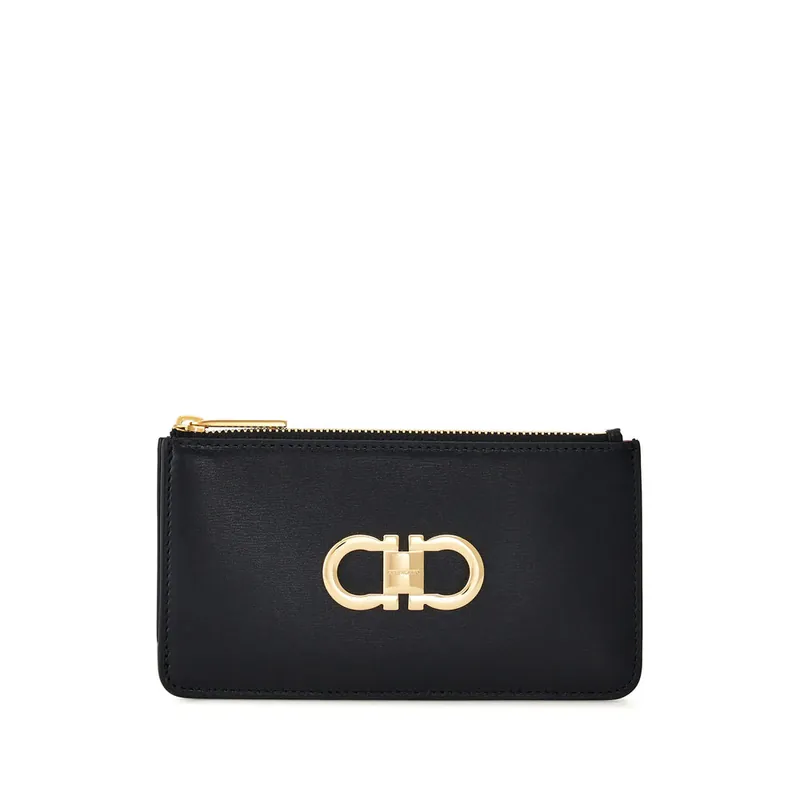 Gancini Wallets Black - Ferragamo