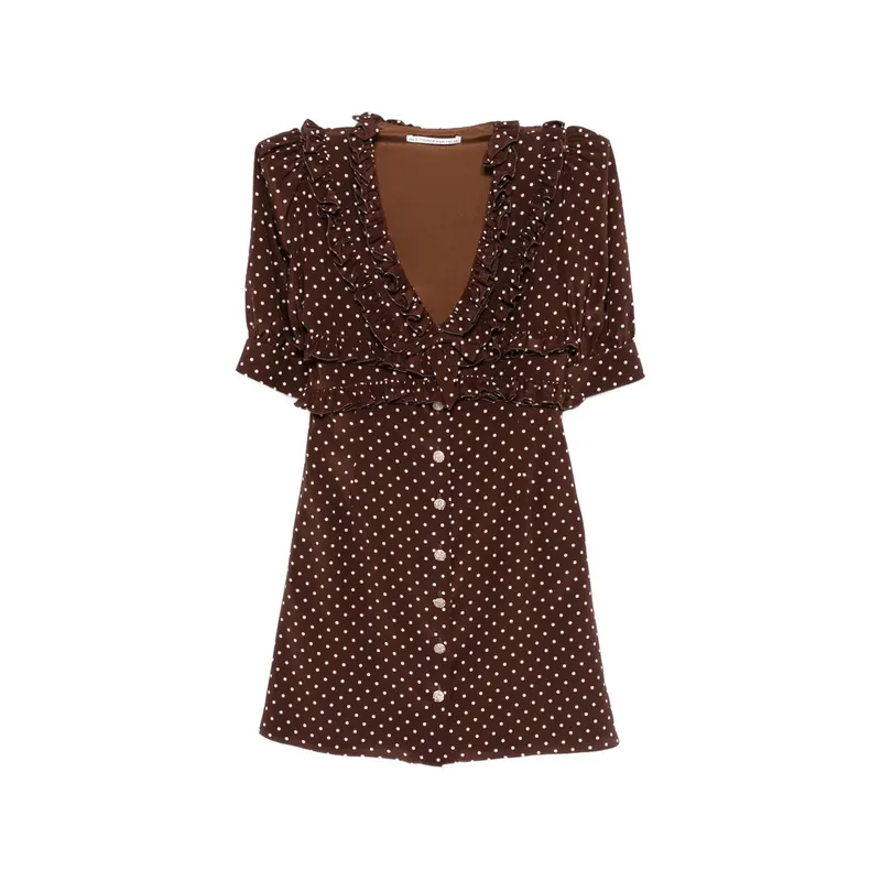 Dresses Brown, White - Alessandra Rich