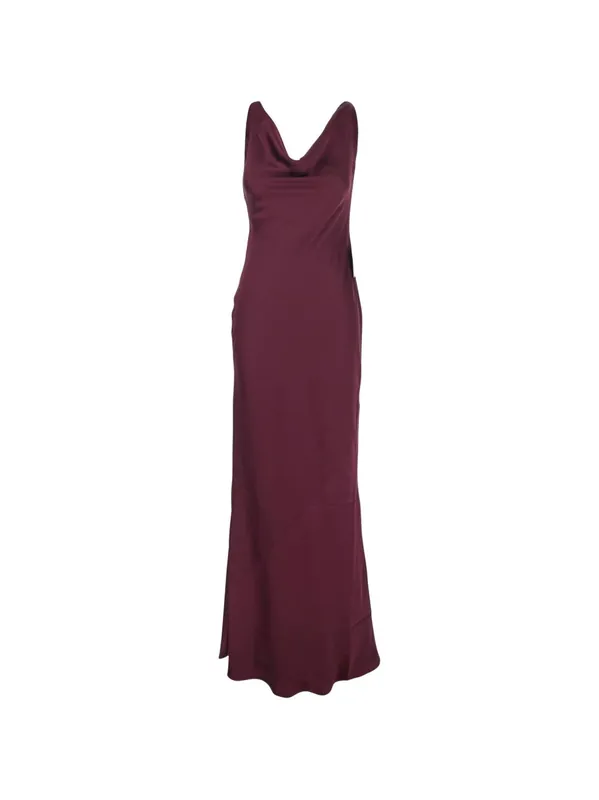 Drop Shoulder Long Dress - Norma Kamali