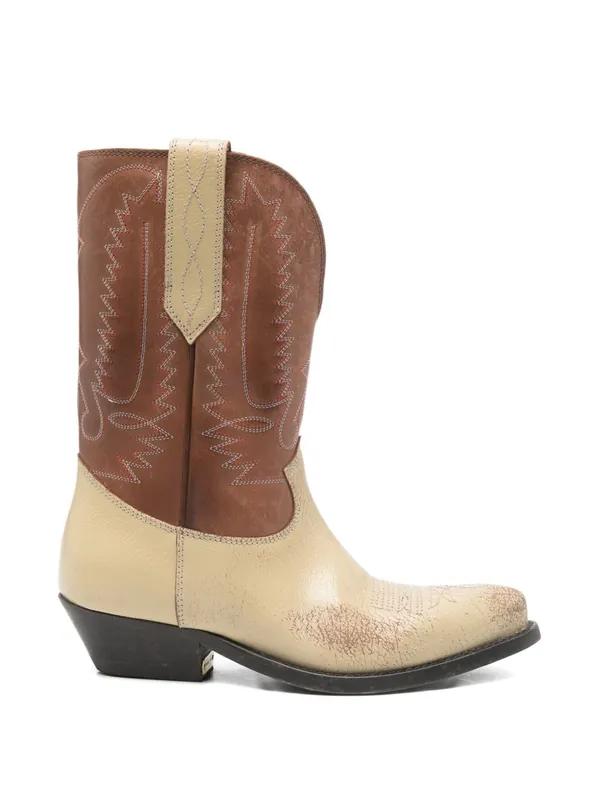 Wish Star Leather Boots - Golden Goose