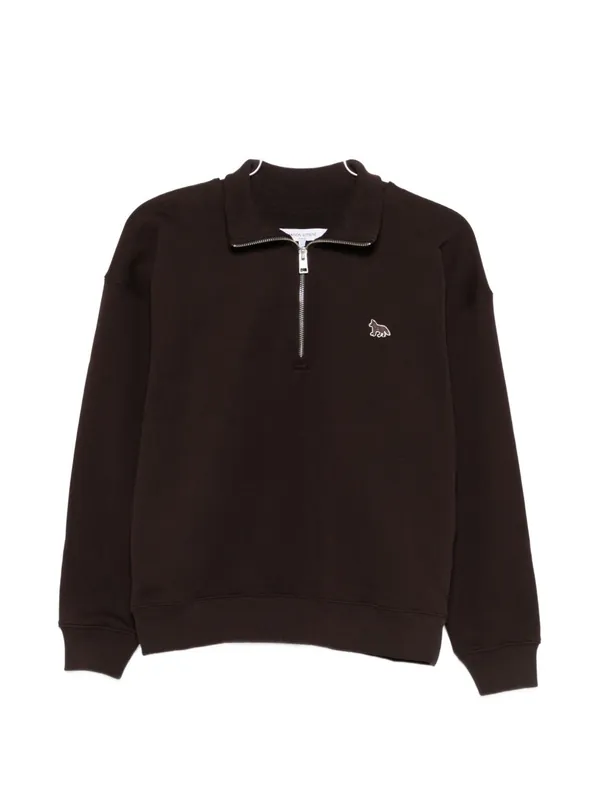 Baby Fox Cotton Sweatshirt - Maison Kitsuné