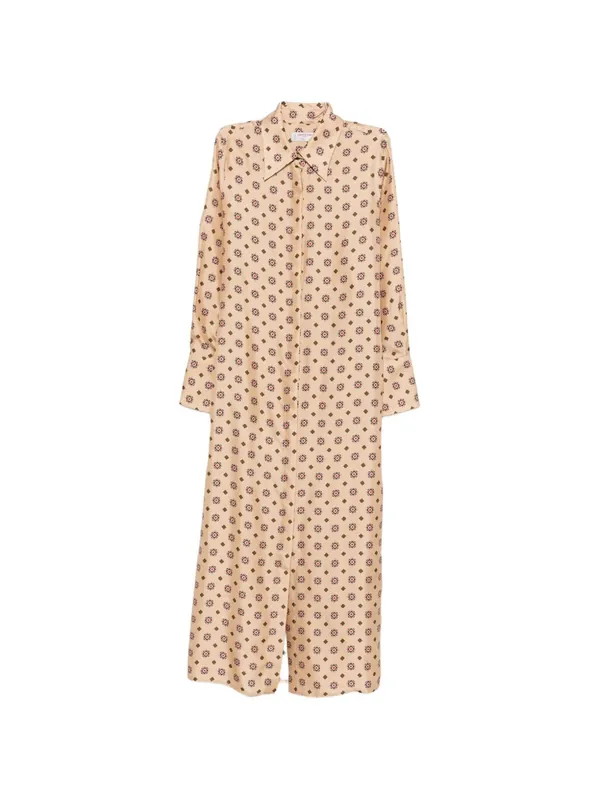 Silk Chemisier Dress - Alberto Biani