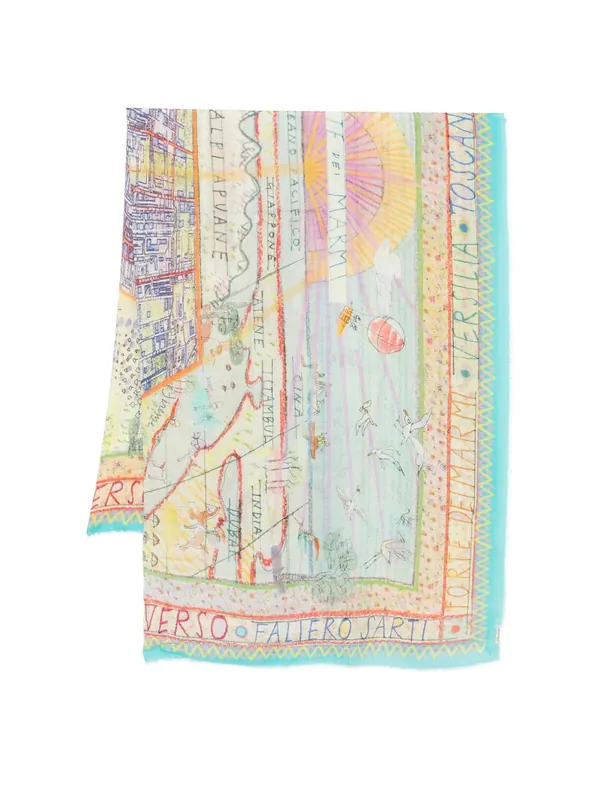 Forte Dei Marmi Silk Blend Stole - Faliero Sarti