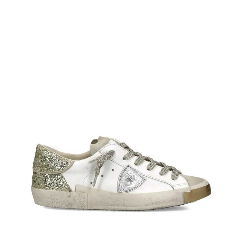 Sneakers White, Gold - Philippe Model