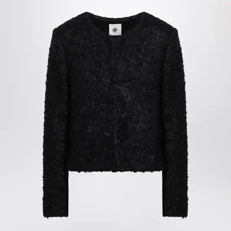 Recycled Wool Blend Black Vienna Jacket - The Garment