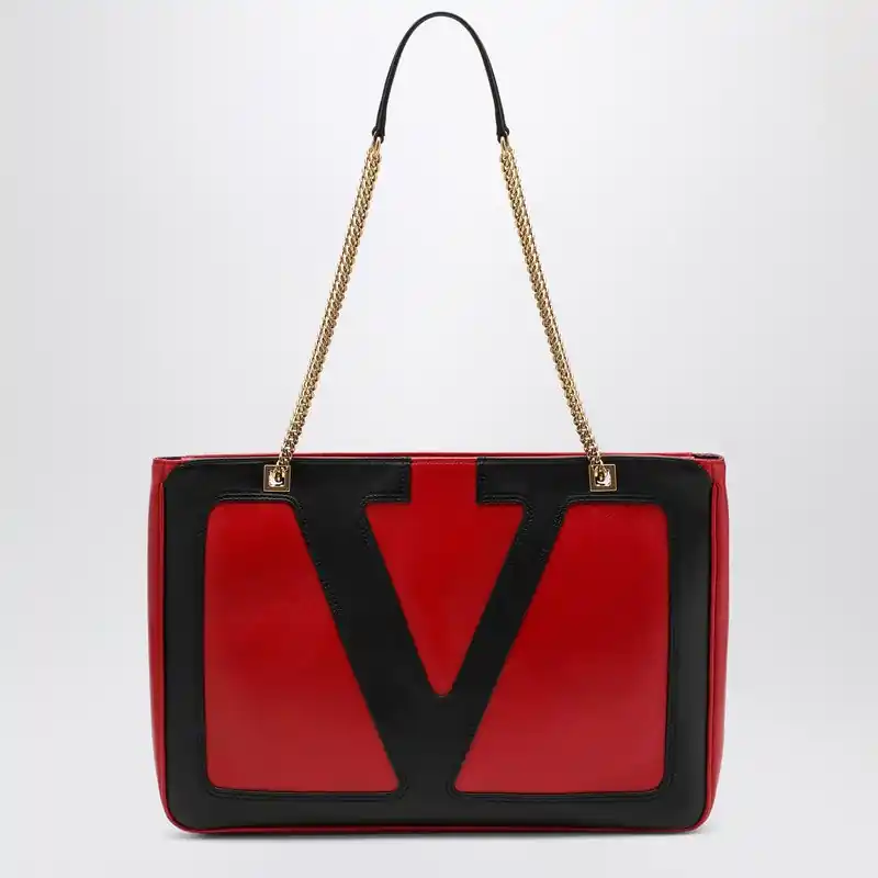 Medium Viva Superstar Bag Red/Black - Valentino Garavani