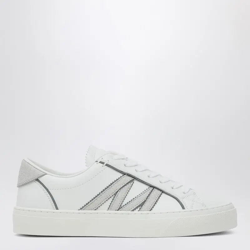 White Leather Monaco2 Sneakers - Moncler