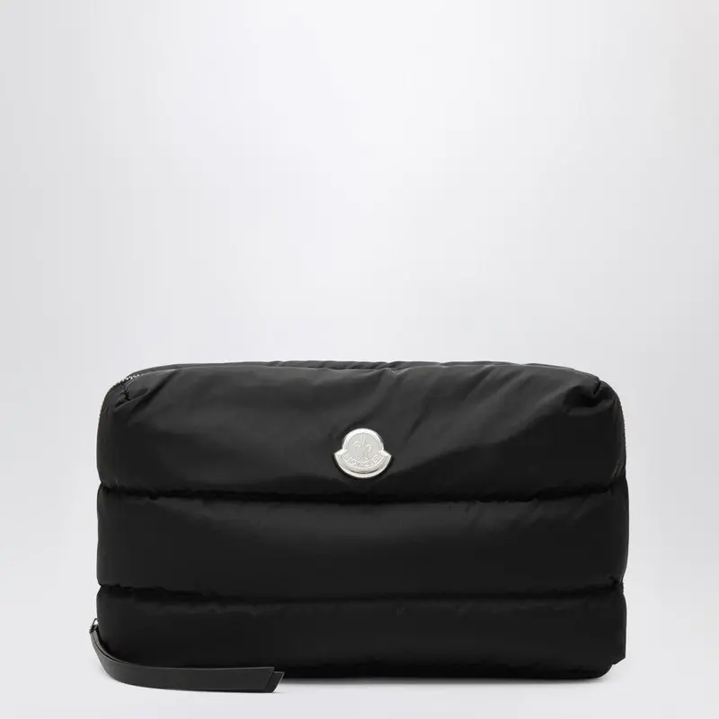 Caradoc Beauty Case In Quilted Black Nylon - Moncler