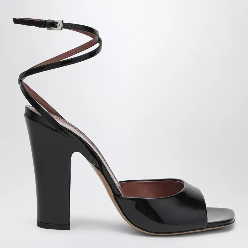 Lara 100 Black Patent Leather - Paris Texas