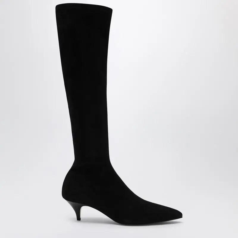 The Oscar Boots Neri In Suede - A.Emery