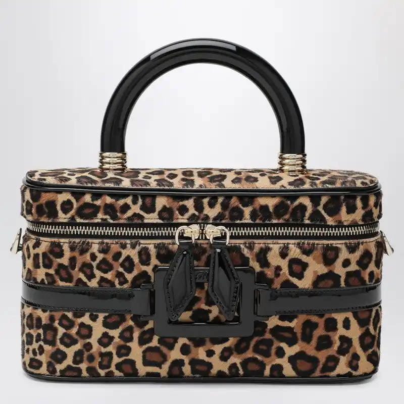 Belle Vivier Vanity Bag Leopard Print Pony Skin - Roger Vivier