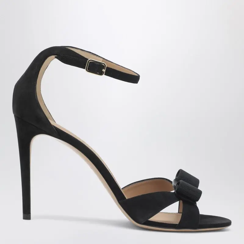 Vara Bow Sandal Black - Ferragamo