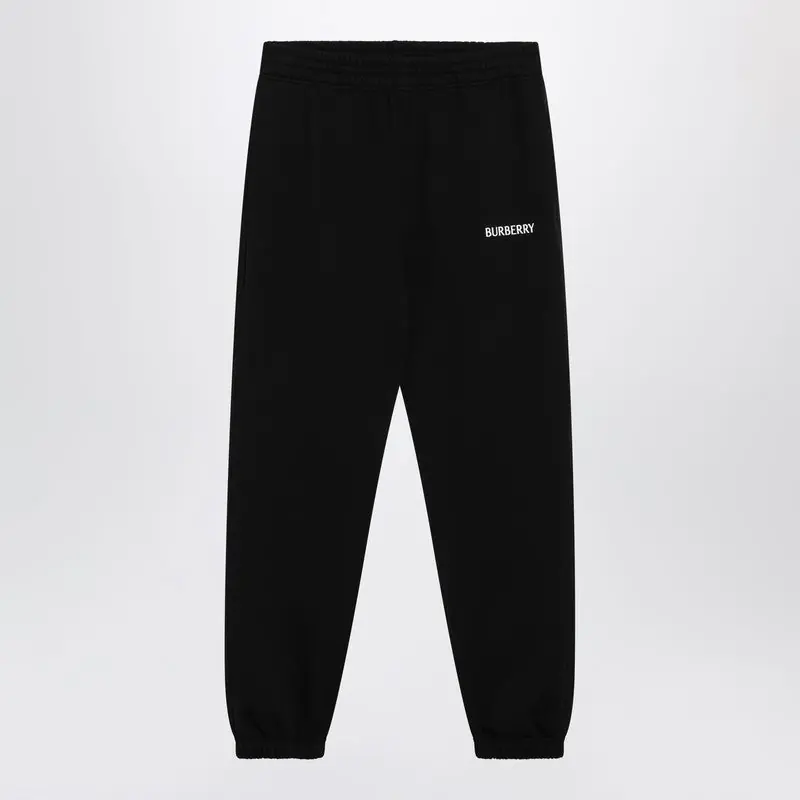 Black Jogging Trousers With Logo - Burberry