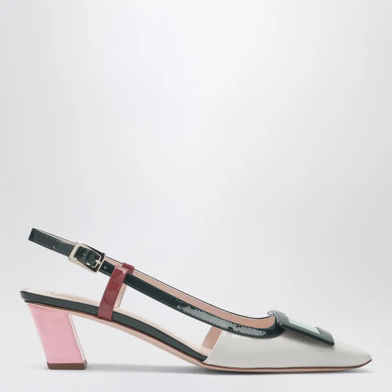 Belle Vivier Multicolour Patent Leather Slingback - Roger Vivier