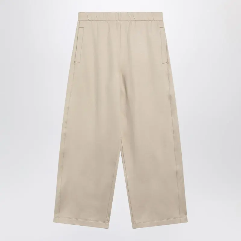Beige Silk Blend Trousers - Max Mara