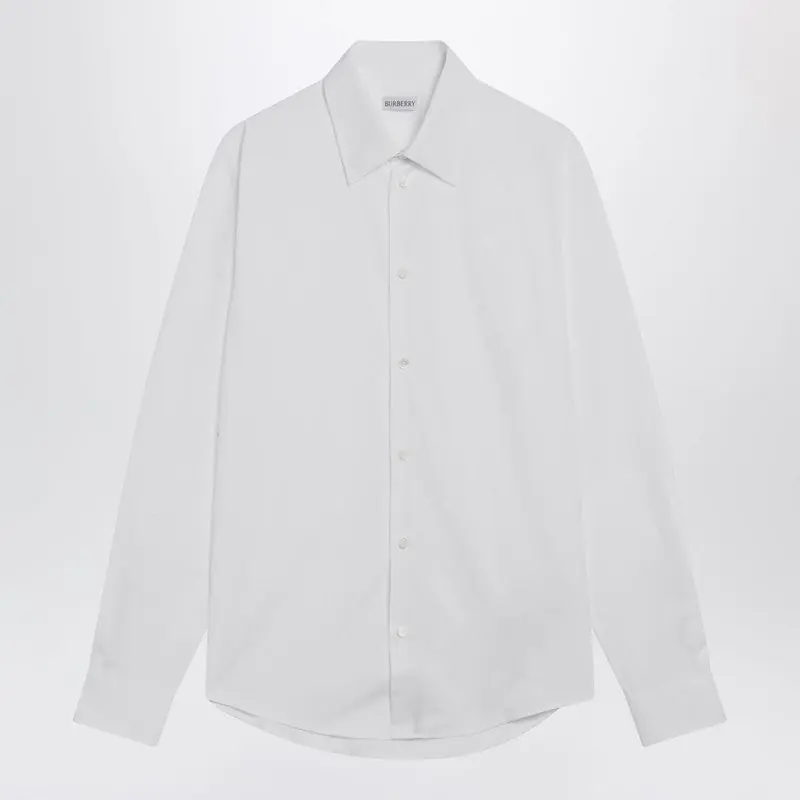 White Cotton Poplin Shirt - Burberry