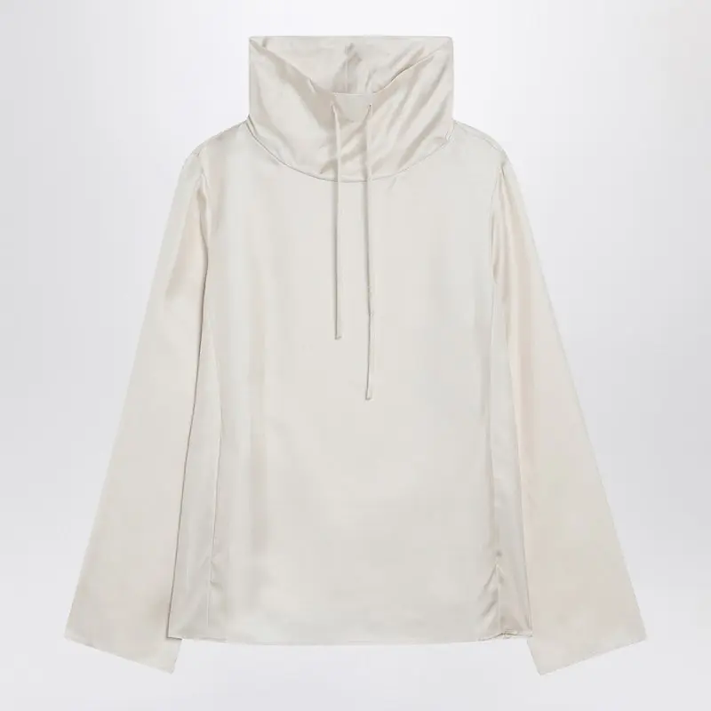 Ivory Cyna Silk Blouse - Loulou De Saison