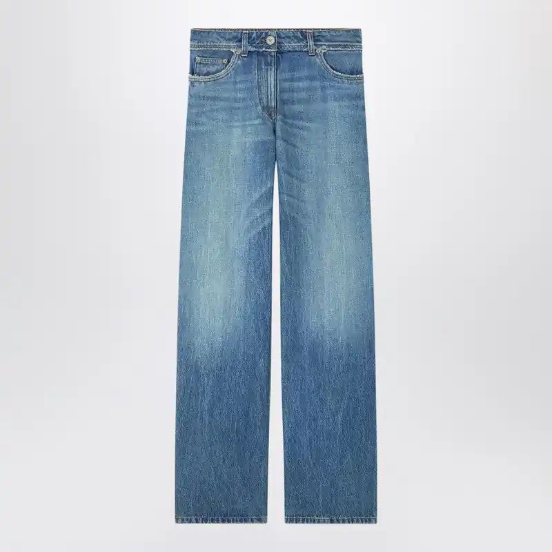 Medium Blue Boyfriend Jeans - Versace