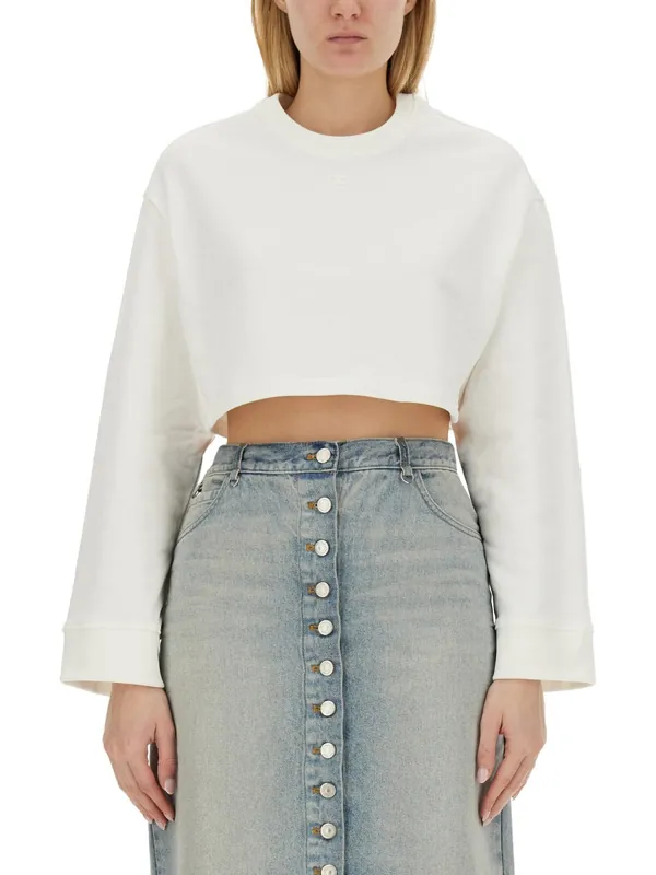 Cropped Sweatshirt - Courrèges