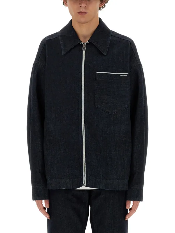 Selvedge Denim Blouson - Dolce & Gabbana